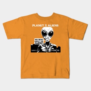 Cool 80's Retro Alien Sci Fi Kids T-Shirt